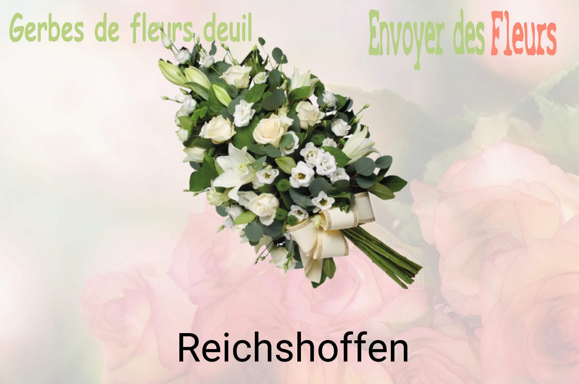 Gerbe de fleurs de deuil livrée à Reichshoffen